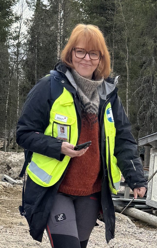 Vapaaehtoisen pelastuspalvelun koordinaattori Minna Laihorinne.