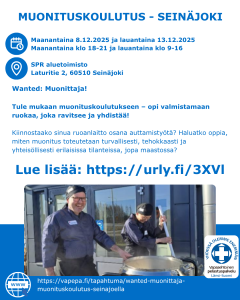 Muonituskoulutus Seinäjoki - somemainos